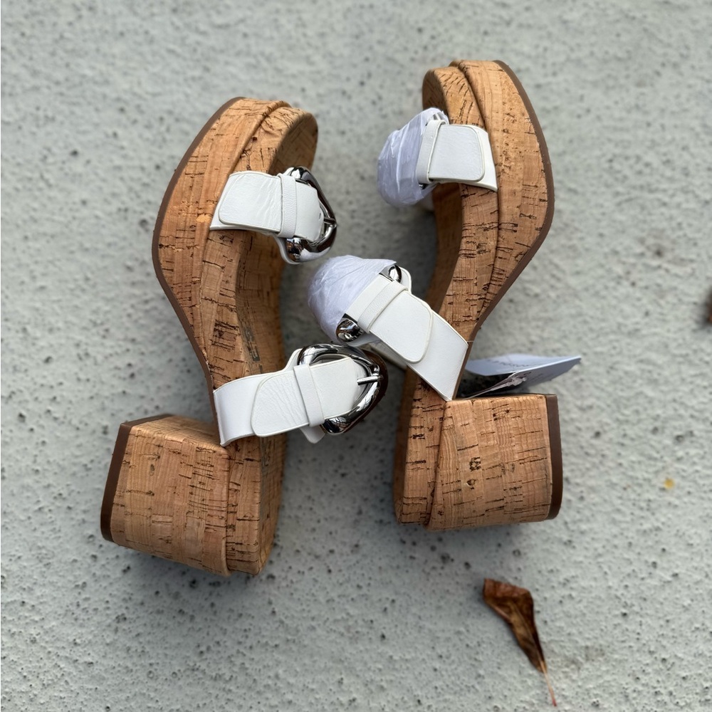 NWT Aerosoles Chance Women's Platform Heeled Sandals Size 7.5 - Picture 5 of 10